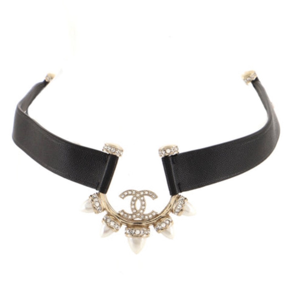 Rare authentic Chanel spiked choker - Picture 1 of 5